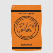 Serviette De Golf Prison des politiciens de l'Illinois (Devant)