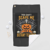 Serviette De Golf Professeur de botanique d'Halloween squelette Citr (En situation)