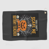 Serviette De Golf Professeur de botanique d'Halloween squelette Citr (Horizontal)