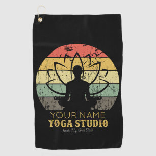 Serviette De Golf Professeur de Fitness Yoga Studio Personnalisé Gur