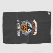 Serviette De Golf Professeur d'histoire de l'art Halloween Design de (Horizontal)