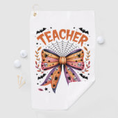 Serviette De Golf Professeur Halloween épouvantable (En situation)