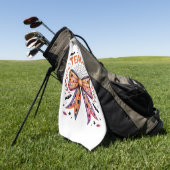 Serviette De Golf Professeur Halloween épouvantable (Vert)