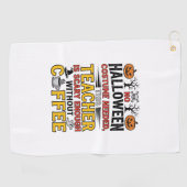 Serviette De Golf Professeur Halloween Pas de Costume Nécessaire Drô (Horizontal)