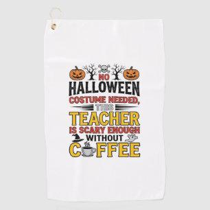 Serviette De Golf Professeur Halloween Pas de Costume Nécessaire Drô