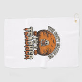 Serviette De Golf Professeur Halloween Vous Ne Pouvez Pas M'effrayer (Horizontal)