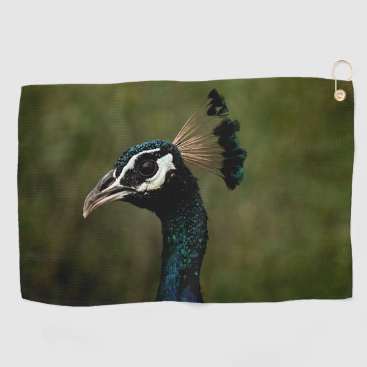 Serviette De Golf Profil de paon  (Horizontal)