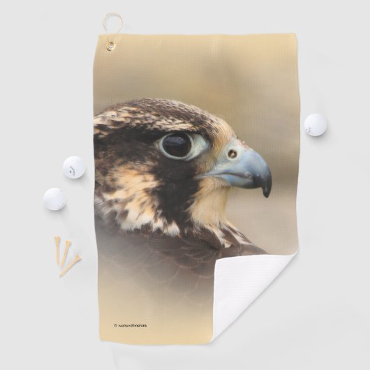Serviette De Golf Profil d'un faucon pèlerin (En situation)