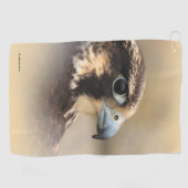 Serviette De Golf Profil d'un faucon pèlerin (Horizontal)