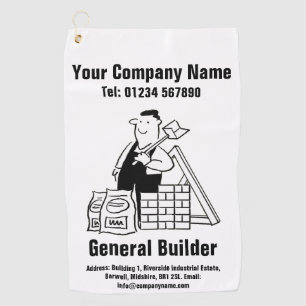 Serviette de golf promotion constructeur général