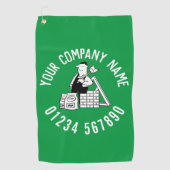 Serviette De Golf Promotions de constructeur général (Devant)