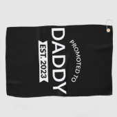 Serviette De Golf Promu À Daddy Est. 2023 II (Horizontal)