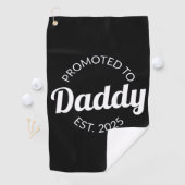 Serviette De Golf Promu À Daddy Est. 2025 I (En situation)