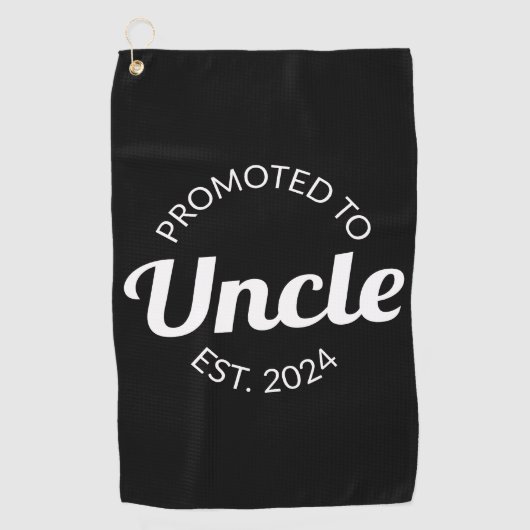Serviette De Golf Promu À Oncle Est. 2024 I (Devant)