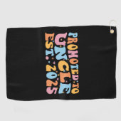 Serviette De Golf Promu À Oncle Est. III 2025 (Horizontal)