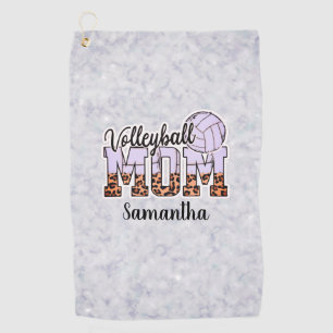 Serviette De Golf Proud Volleyball Maman - Service Up Support