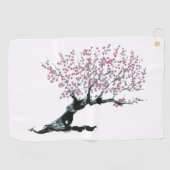Serviette De Golf Prunier (Horizontal)