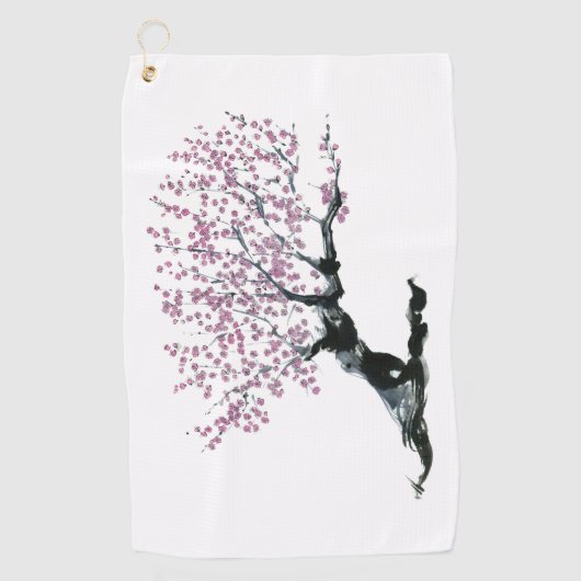 Serviette De Golf Prunier (Devant)