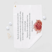 Serviette De Golf Psaume 1, Law day and Night, Streams of Waters, (En situation)