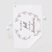Serviette De Golf Psaume 33 (En situation)