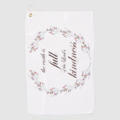 Serviette De Golf Psaume 33 (Devant)