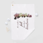 Serviette De Golf Psaume 33 (En situation)