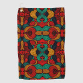 Serviette De Golf psychédélique (Devant)