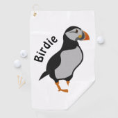 Serviette De Golf Puffin Atlantique debout La Bonne Chuck Birdie (En situation)