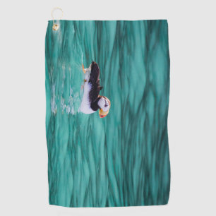 Serviette De Golf Puffin In Resurrection Bay, Alaska