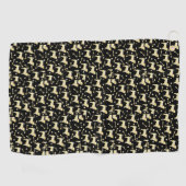 SERVIETTE DE GOLF PUG BLING (Horizontal)