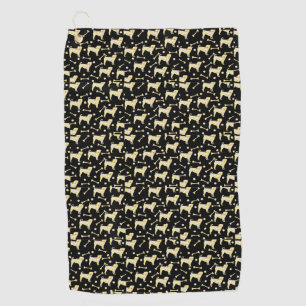 SERVIETTE DE GOLF PUG BLING