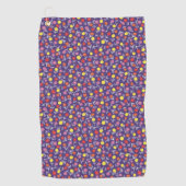Serviette De Golf Purple Floral Ditsy (Devant)