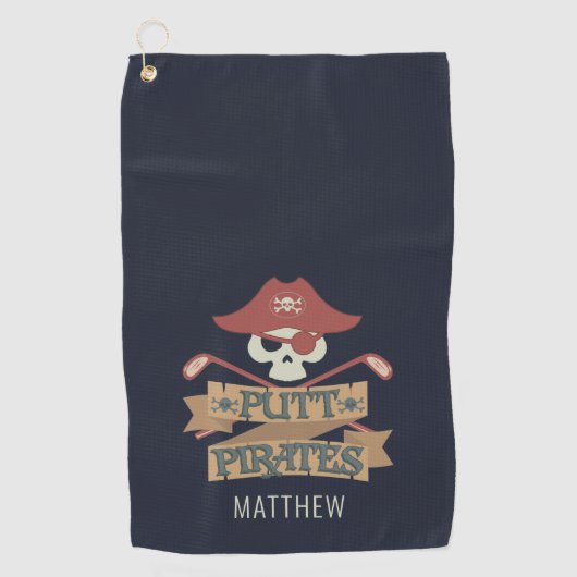 Serviette De Golf Putt Pirates Golf Hobby (Devant)