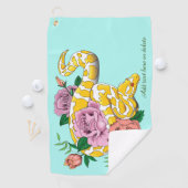 Serviette De Golf Python albino (En situation)