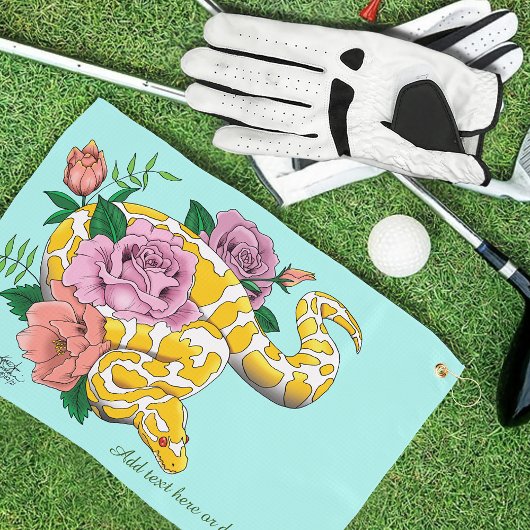 Serviette De Golf Python albino