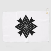 Serviette De Golf Quatre éclairs avec coups de tonnerre (Horizontal)