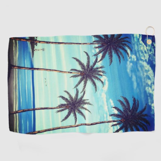 Serviette De Golf Quatre Palmes (Horizontal)