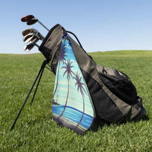 Serviette De Golf Quatre Palmes (Vert)