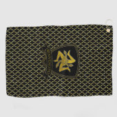 Serviette De Golf Quatrefoil de Trinité-et-Tobago (Horizontal)