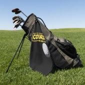 Serviette De Golf Que le parcours soit avec vous Golf drôle Golf (Vert)