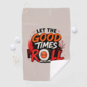 Serviette De Golf Que les bons temps roulent  (En situation)
