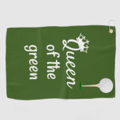 Serviette De Golf Queen Of the Green Golf pour elle (Horizontal)