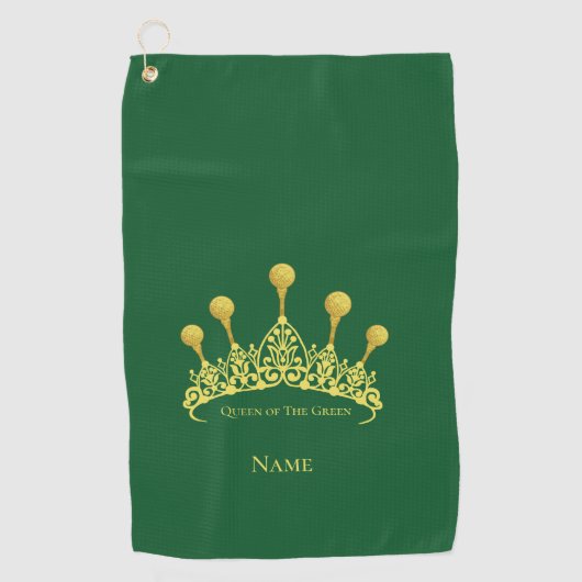 Serviette de golf Queen of the Green Women's (Devant)
