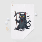 Serviette De Golf Quel Chat Chat Noir Halloween Chat Effrayant Chat (En situation)