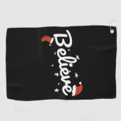 Serviette De Golf Quelquechose de Christmas (Horizontal)