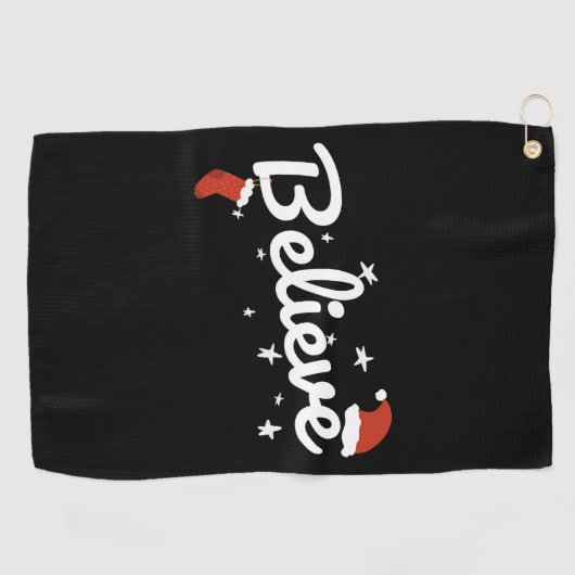 Serviette De Golf Quelquechose de Christmas (Horizontal)