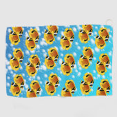 Serviette De Golf Raccoon Beurre en eau bubbly (Horizontal)