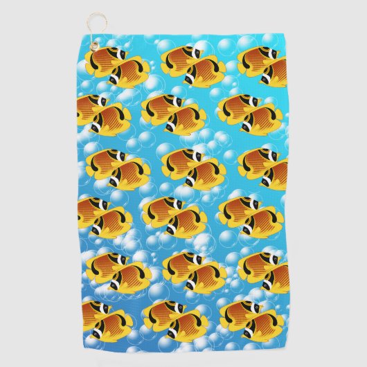 Serviette De Golf Raccoon Beurre en eau bubbly (Devant)