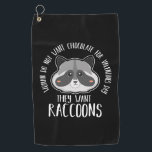 Serviette De Golf Raccoon Lover Raccoon For Valentines Day<br><div class="desc">Raccoon Lover Raccoon For Valentines Day</div>