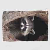 Serviette De Golf Racon dans la grotte des arbres (Horizontal)